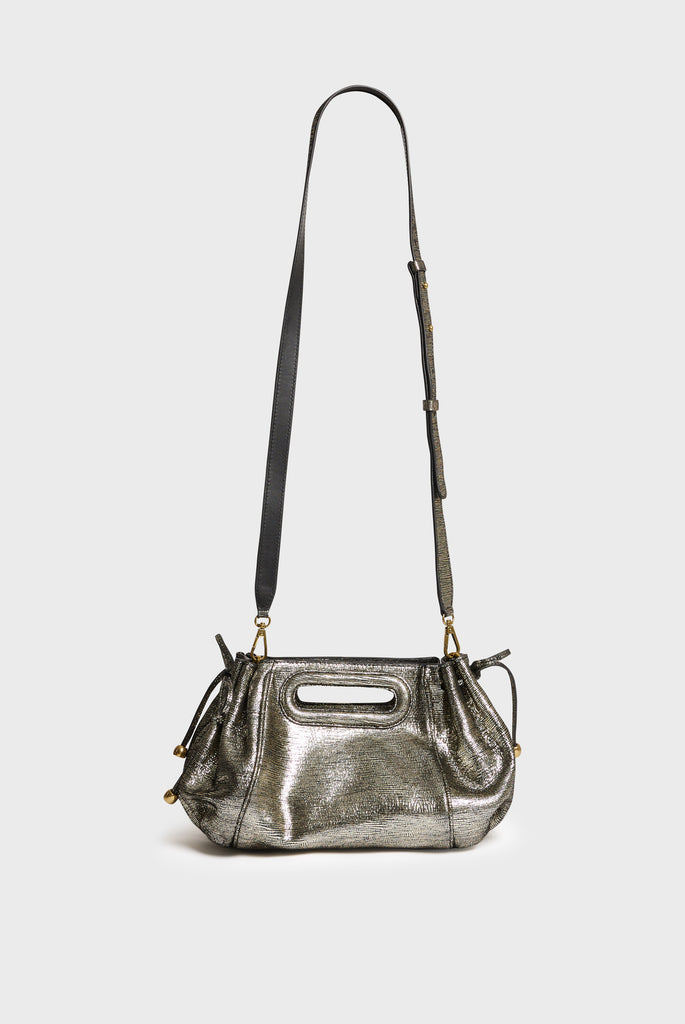 Handbag in glitter effect laminated leather - MINI DANY – Gerard Darel